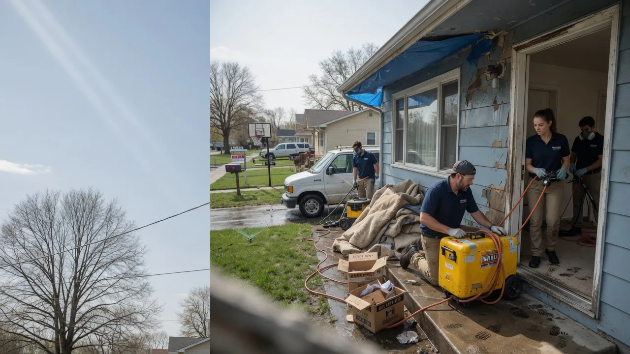 Basement Flood Cleanup in Melvin, IL near me